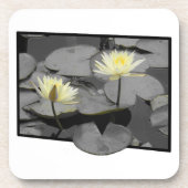 開花を超えたフレームプラスチックコースター コースター (正面)