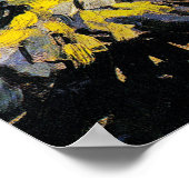 開花アカシアの枝（1890年）ヴァンゴッホアート ポスター (角)