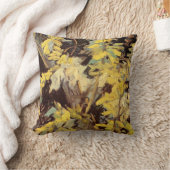 開花アカシアブランチbyビンセント・ヴァン・ゴッホ クッション (ブランケット)