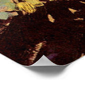 開花アカシアブランチbyビンセント・ヴァン・ゴッホ ポスター (角)