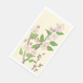 開花アップルツリーブランチイラストレーション (コーナー)