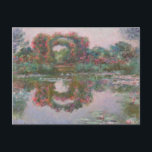 開花アーチ，ジヴェルニー – Claude Monet - c1913 ポストカード<br><div class="desc">クロード・モネの「Flowering Arches,  Giverny」と名付けられた素晴らしアート作品の複製で、あなたのスタイルと洗練を見せる。池の向こうにアーチが花で覆われている風景。1913色彩の鮮やか年頃。</div>