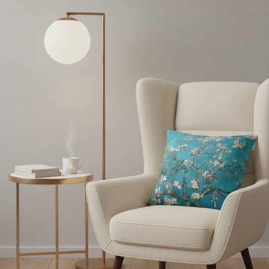 開花アーモンドツリーバンゴッホ クッション