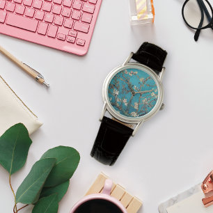 開花アーモンドツリービンセント・ヴァンゴッホ 腕時計