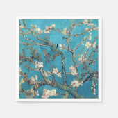 開花アーモンドツリーブランチ結婚ズ スタンダードカクテルナプキン (正面)