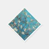 開花アーモンドツリーブランチ結婚ズ スタンダードカクテルナプキン (角)