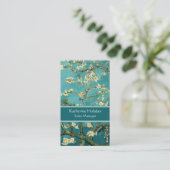 開花アーモンドツリーヴィンテージフローラバンゴッホバス 名刺 (スタンド正面)