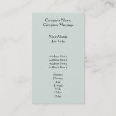 開花アーモンドツリーヴィンテージフローラバンゴッホバス 名刺 (裏面)