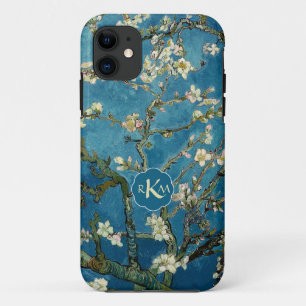 開花アーモンドヴィンテージフローラヴァンゴッホモノグラム iPhone 11 ケース