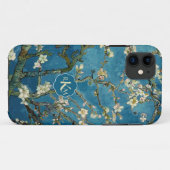 開花アーモンドヴィンテージフローラヴァンゴッホモノグラム Case-Mate iPhoneケース (裏面(横))