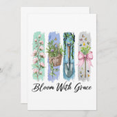 開花ウィズグレースガーデンフローラアート 招待状 (正面/裏面)