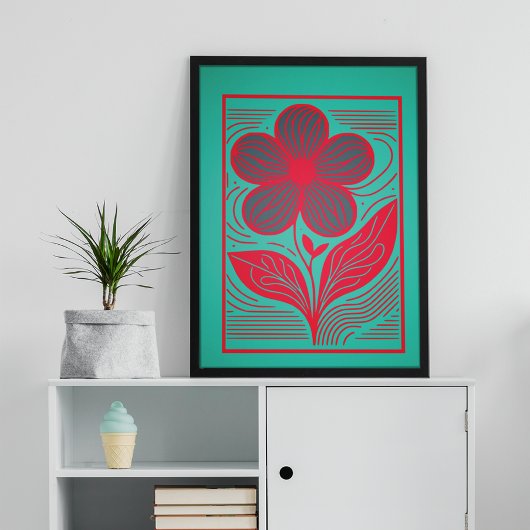 開花ウィムシー：レトロフローラ ポスター