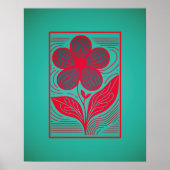 開花ウィムシー：レトロフローラ ポスター (正面)