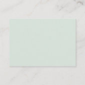 開花ウェディングRSVPオンラインウェブサイトビジネスカー 名刺 (裏面)