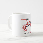 開花ウォッチング – Late Summer Reflection コーヒーマグカップ (正面左)