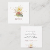 開花エレガントサボテン咲き コーリングカード (正面/裏面)