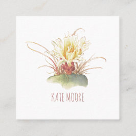 開花エレガントサボテン咲き コーリングカード