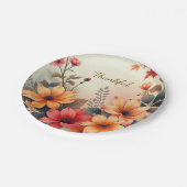 開花オブオータム紙プレート ペーパープレート (アングル)