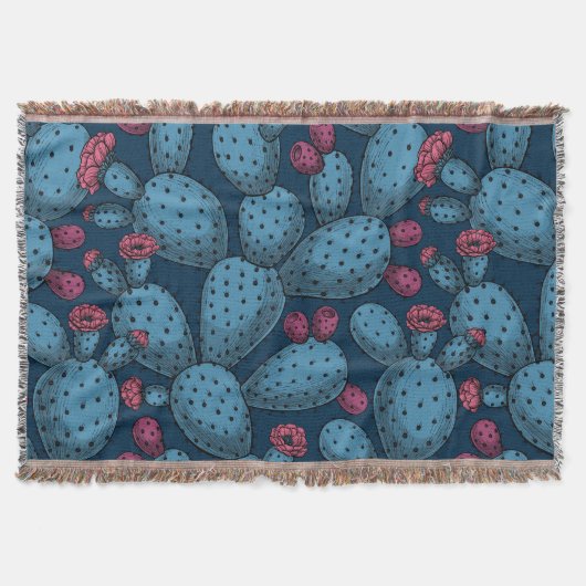 開花オプンティア スローブランケット (正面)