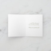 開花カスタマイズ可能なブライドメイドリクエストカード 招待状 (内部)