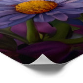 開花カラフルのソンバード – 春フローラポスター ポスター (角)