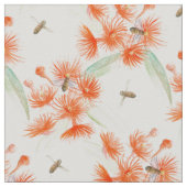 開花ガム水着色生地 ファブリック (クローズアップ)