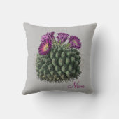 開花サボテン |母 クッション (裏面)