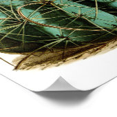 開花サボテンNo5ヴィンテージ自然史プリント ポスター (角)