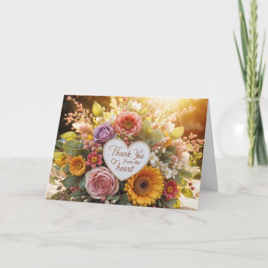 開花サンキューカード サンキューカード (正面)