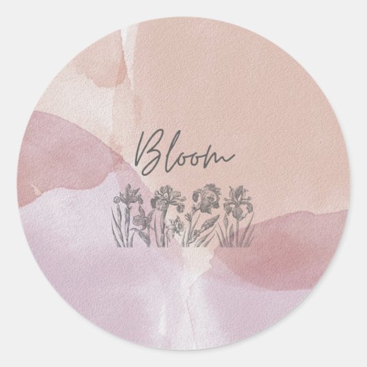 開花シール ラウンドシール (正面)