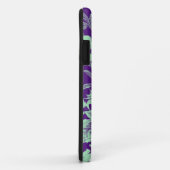 開花スタイルパープルミニマリストフラワー Case-Mate iPhoneケース (裏面/右)