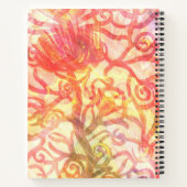 開花スパイラル ノートブック (裏面)