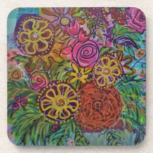 開花セット6 コースター (正面)