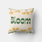 開花デザイン クッション (裏面)