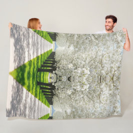 「開花トレイルドリームズランタルパスウェイ」 フリースブランケット