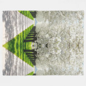 「開花トレイルドリームズランタルパスウェイ」 フリースブランケット (正面(横))