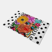 開花ドアマット ドアマット (アングル)