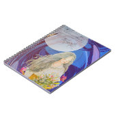 開花ノートガーリーの感想 ノートブック (左側)