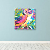 開花バードソン キャンバスプリント (インサイチュ (ウッドフロア))