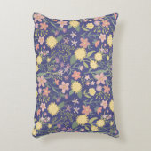 開花ピローすごいロマン的ソフトパステルフローラ アクセントクッション (正面(垂直))