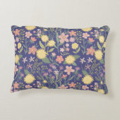 開花ピローすごいロマン的ソフトパステルフローラ アクセントクッション (裏面)