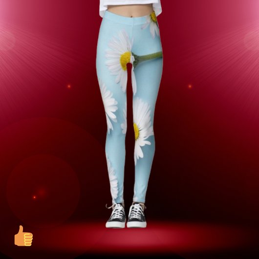 開花フュージョンレギンス鮮やか:フローラエレガンス レギンス