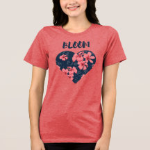 開花フローラプリントティー