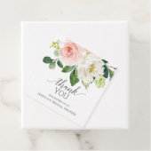 開花ブライダルシャワーサンキュユーメッセージカード フェイバータグ (インサイチュ)