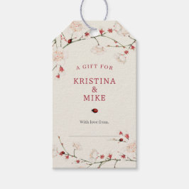 開花ベビーシャワー表示シャワーにおけるベビー ギフトタグ