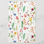 開花ベビー予測ベビーおよびアドバイス紙カード チラシ (裏面)