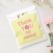 開花ベビー開花シャワー フェイバーバッグ (封をした状態)