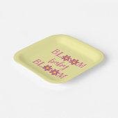 開花ベビー開花ベビーシャワー紙プレート ペーパープレート (傾斜あり)