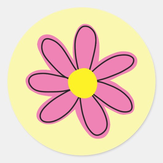 開花ベビー開花ベビーシャワー ラウンドシール (正面)