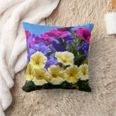 開花ペチュニアsurfiniaはがきTシャツ クッション (ブランケット)